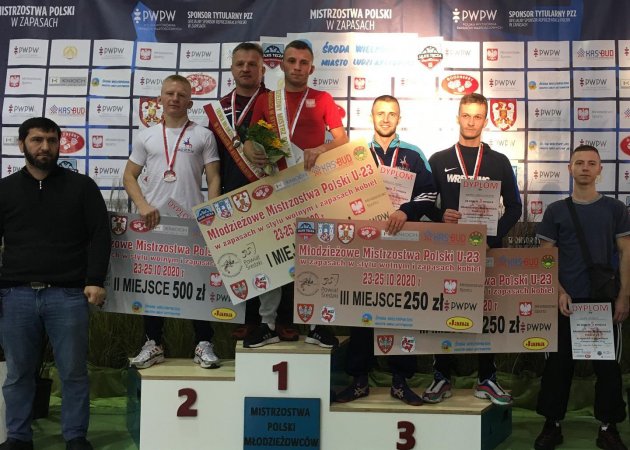 Młodzieżowe Mistrzostwa Polski U23 w zapasach stylu wolnym - klasyfikacja medalowa