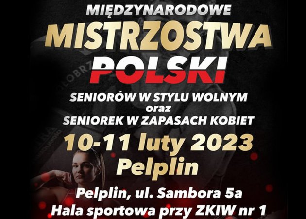 ZAPOWIEDŹ: Międzynarodowe Mistrzostwa Polski w zapasach w stylu wolnym i zapasach kobiet.