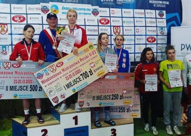 Młodzieżowe Mistrzostwa Polski U23 w zapasach kobiet - klasyfikacja medalowa