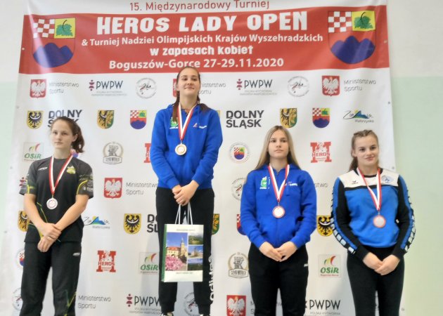 Heros Lady Open i Turniej Nadziei Olimpijskich Krajów Wyszechradzkich - klasyfikacja medalowa