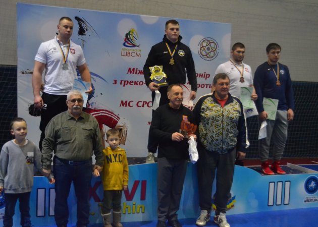 GR 130 kg Tomasz WAWRZYŃCZYK MKZ UNIA RACIBÓRZ ze srebrnym medalem i Dominik Krawczyk AZS AWF Warszawa z brązowym medalem turnieju.