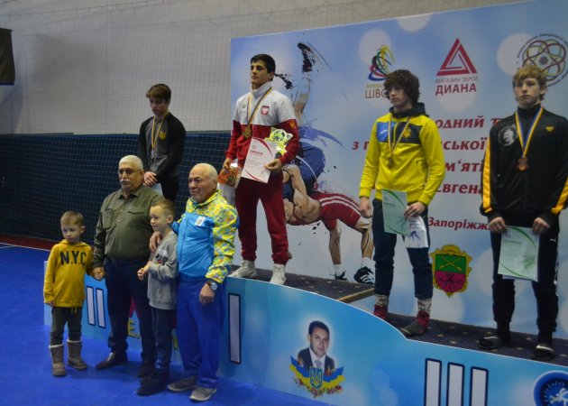 Arslanbek SALIMOV GR 60 kg KS WSCHÓD Białystok ze złotym medalem turnieju